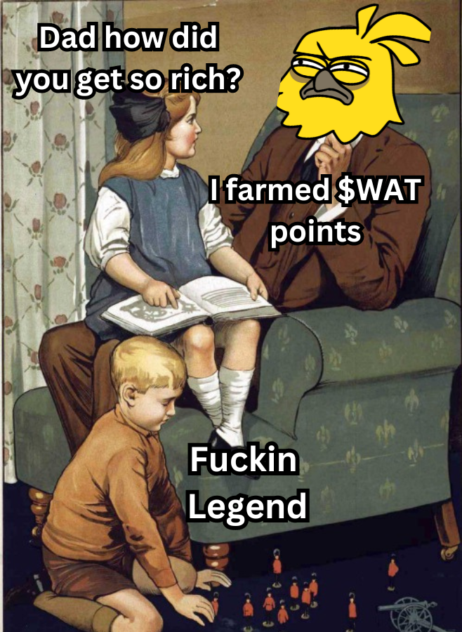 DaveCollado17's tweet photo. $wat are you waiting for frens ?
dont fckn fade watprotocol 😎
#WatProtocol #GMEE #CryptoHumor #watbirdmeme https://t.co/7609SmuWfq