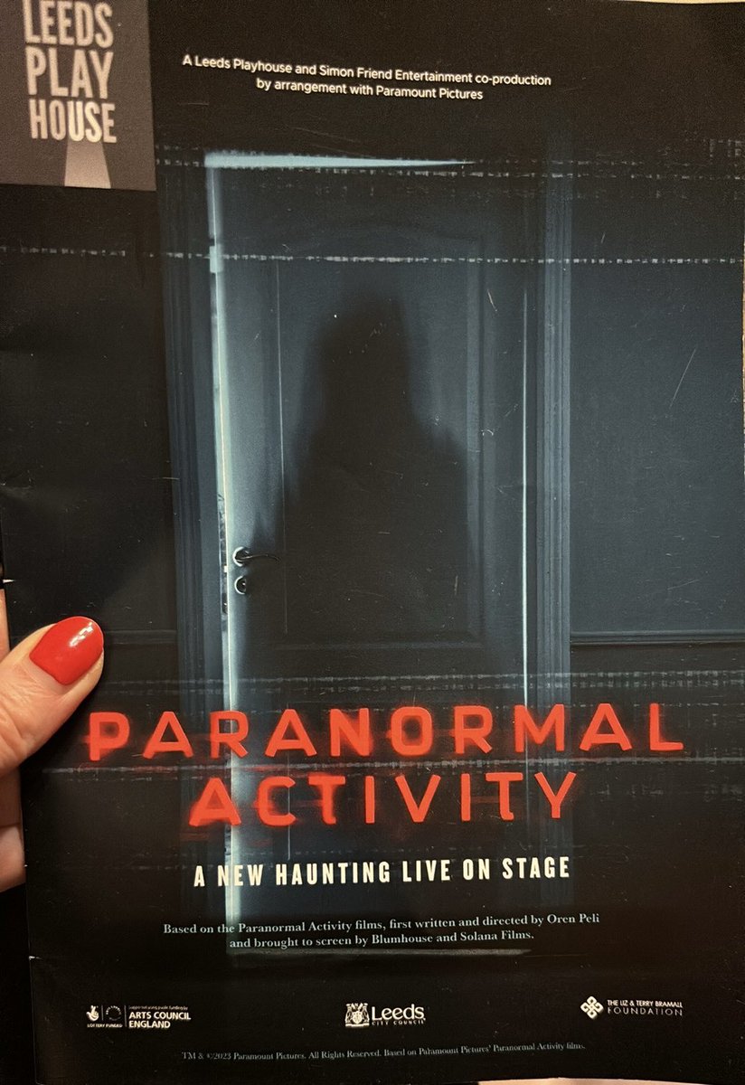 Lucy Casson CDG (@lucycassoncasts) on Twitter photo Totally disconcerting and utterly brilliant. Exceptional performances from a cast of...? Creative team genius. What a ride. #ParanormalActivity <a href="/LeedsPlayhouse/">Leeds Playhouse</a> #Wecantsayanythingelse Totally disconcerting and utterly brilliant. Exceptional performances from a cast of...? Creative team genius. What a ride. #ParanormalActivity <a href="/LeedsPlayhouse/">Leeds Playhouse</a> #Wecantsayanythingelse