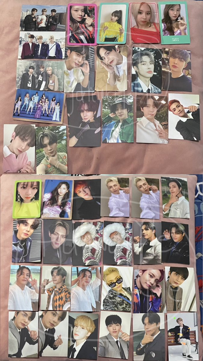 parktjdghk's tweet photo. wts/lfb

photocards onhand for sale

ateez, twice, skz, astro, pentagon pcs 50php ea
svt carat kit, power of love 50php ea
Semicolon pcs 120php ea
svt other pcs 150php ea
exo chen, bts pcs 100php ea https://t.co/kujIkGN1ek