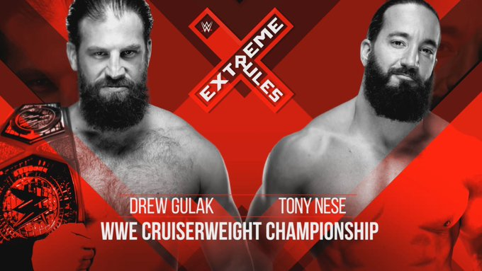 wrestle_hist's tweet photo. 7/14/2019
Drew Gulak defeated Tony Nese to retain the WWE Cruiserweight Championship at Extreme Rules from the Wells Fargo Center in Philadelphia, Pennsylvania.
#WWE #ExtremeRules #DrewGulak #TonyNese #WWECruiserweightChampionship https://t.co/xQYVAEejG1