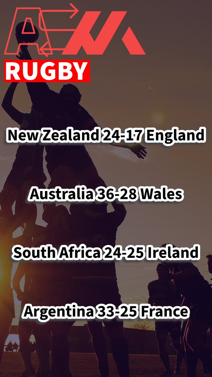 🏉 Four BRILLIANT matches yesterday! 

🇳🇿 <a href="/AllBlacks/">All Blacks</a> <a href="/EnglandRugby/">England Rugby</a> 🏴󠁧󠁢󠁥󠁮󠁧󠁿 

🇦🇺 <a href="/wallabies/">Wallabies</a> <a href="/WelshRugbyUnion/">Welsh Rugby Union 🏴󠁧󠁢󠁷󠁬󠁳󠁿</a> 🏴󠁧󠁢󠁷󠁬󠁳󠁿 

🇿🇦 <a href="/Springboks/">Springboks</a> <a href="/IrishRugby/">Irish Rugby</a> 🇮🇪 

🇦🇷 <a href="/lospumas/">Los Pumas</a> <a href="/FranceRugby/">France Rugby</a> 🇫🇷 

❓Which did you enjoy the most… 

#RugbyUnion #ASMRugby