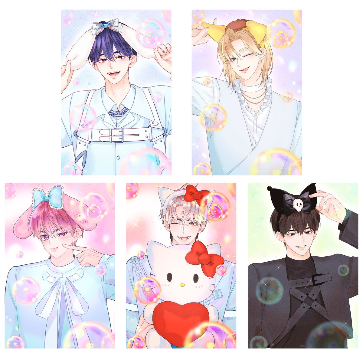 헤헤 드볼완ღ
쿠로미머리띠때문에블랙의상한건데
그냥 하얀색으로 통일할걸 그랬네욥🫠🫠