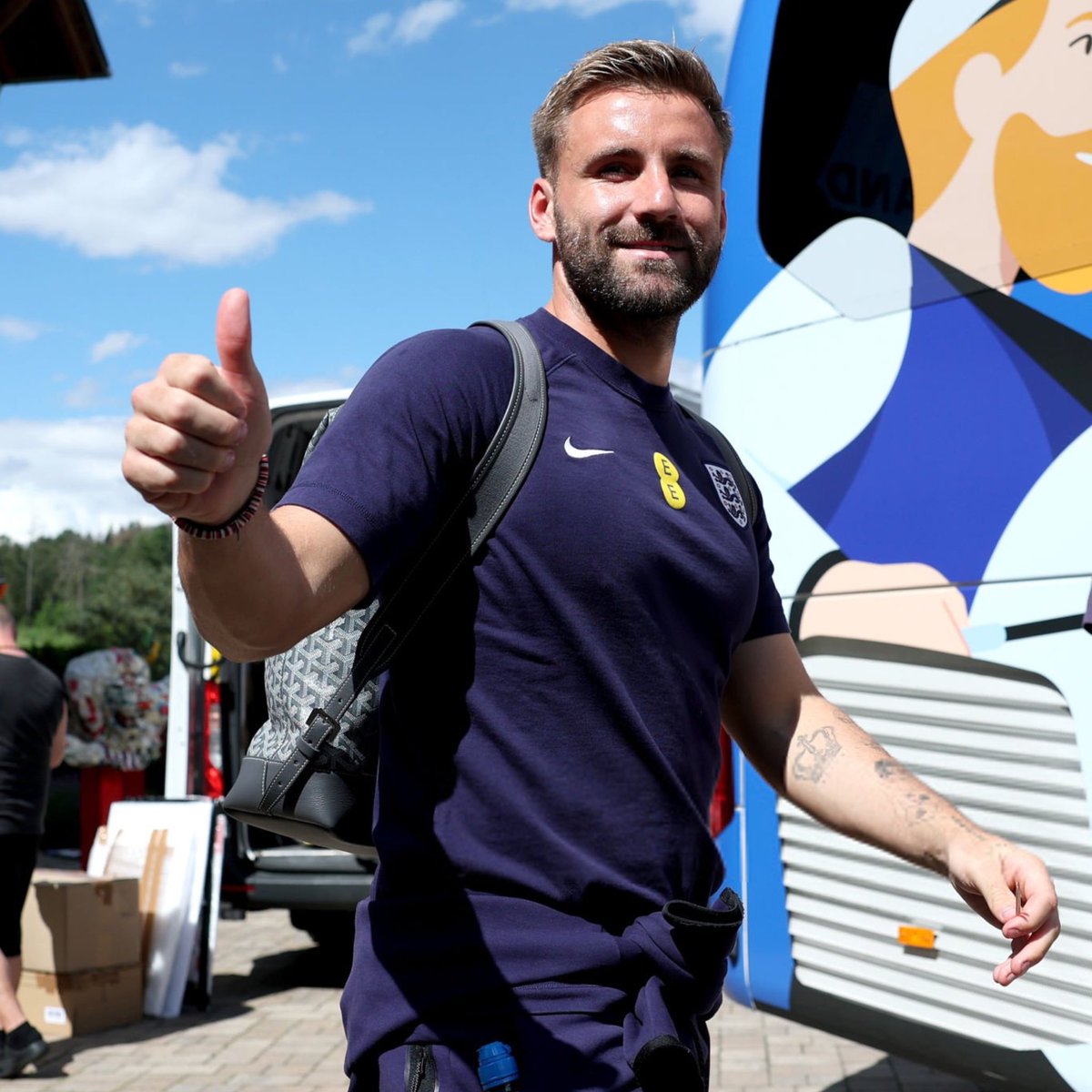 centregoals's tweet photo. 🚨🚨| BREAKING: Luke Shaw will 𝐒𝐓𝐀𝐑𝐓 for England in the Euro 2024 final tonight. 

[@Matt_Law_DT] https://t.co/cxkWXkVKaz