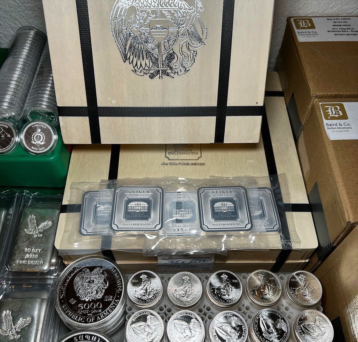 BullionBrother's tweet photo. Keep stacking 🧱 while we still can. The worlds getting crazier every day 🌎 👀. #staystacking #beprepared https://t.co/6KoxNR1jxz