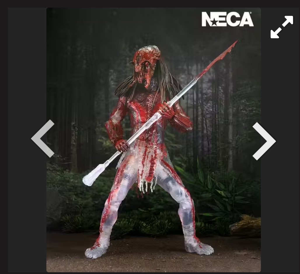 RoosterJenkins's tweet photo. Dear @NECA_TOYS, could you just make a Naru figure instead of these stupid alt predator figures? Thanks. https://t.co/QO2Foq1Ysf