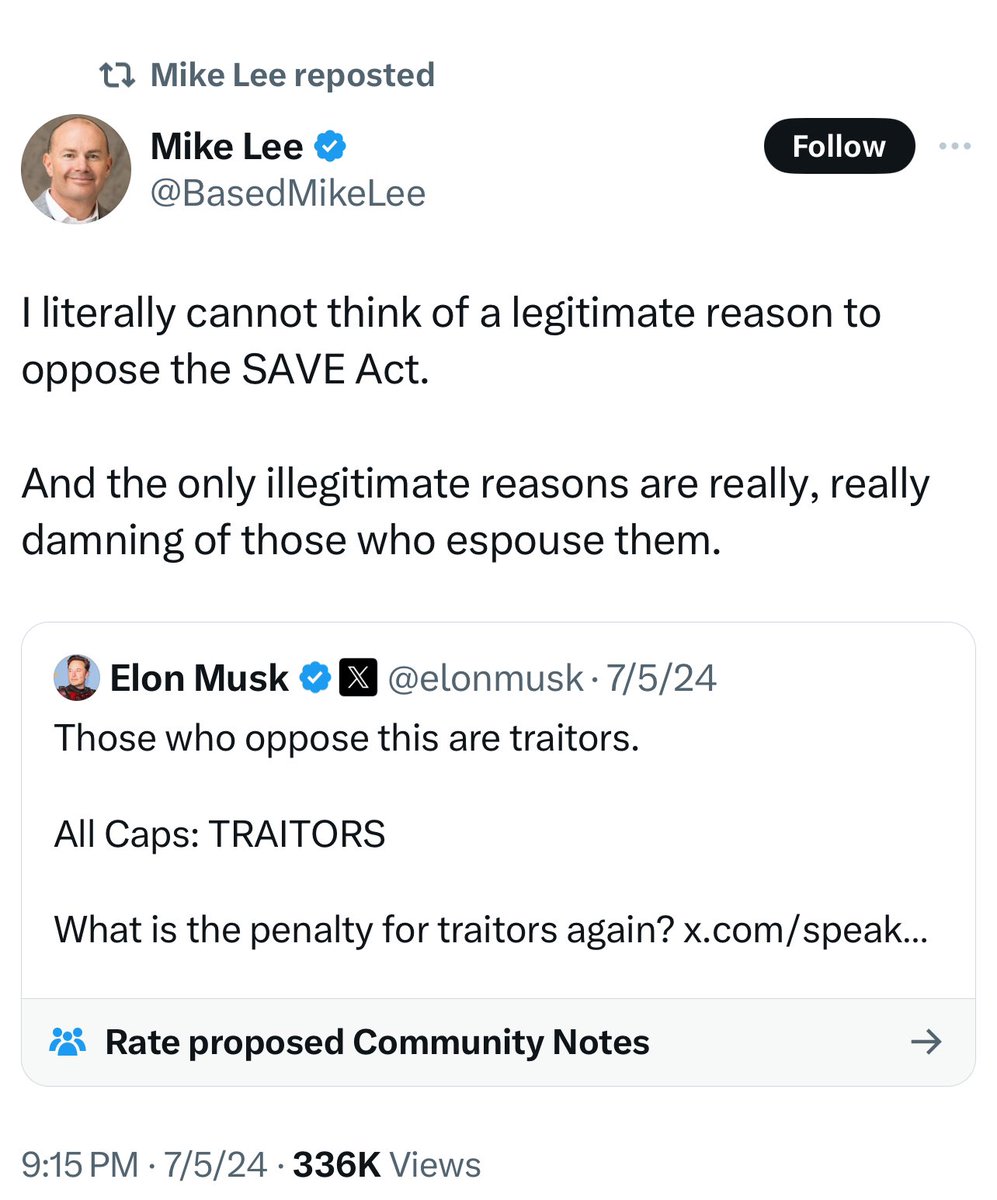 Senator who last week promoted a tweet that called his legislative opponents traitors punishable by death now asks “to take the political temperature down.”