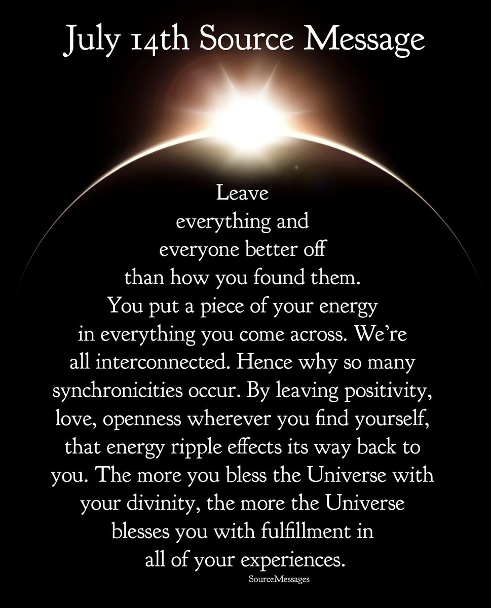 SourceMessages's tweet photo. The more you bless the Universe, the more it blesses you. ♥️ https://t.co/7JZr7oojXA