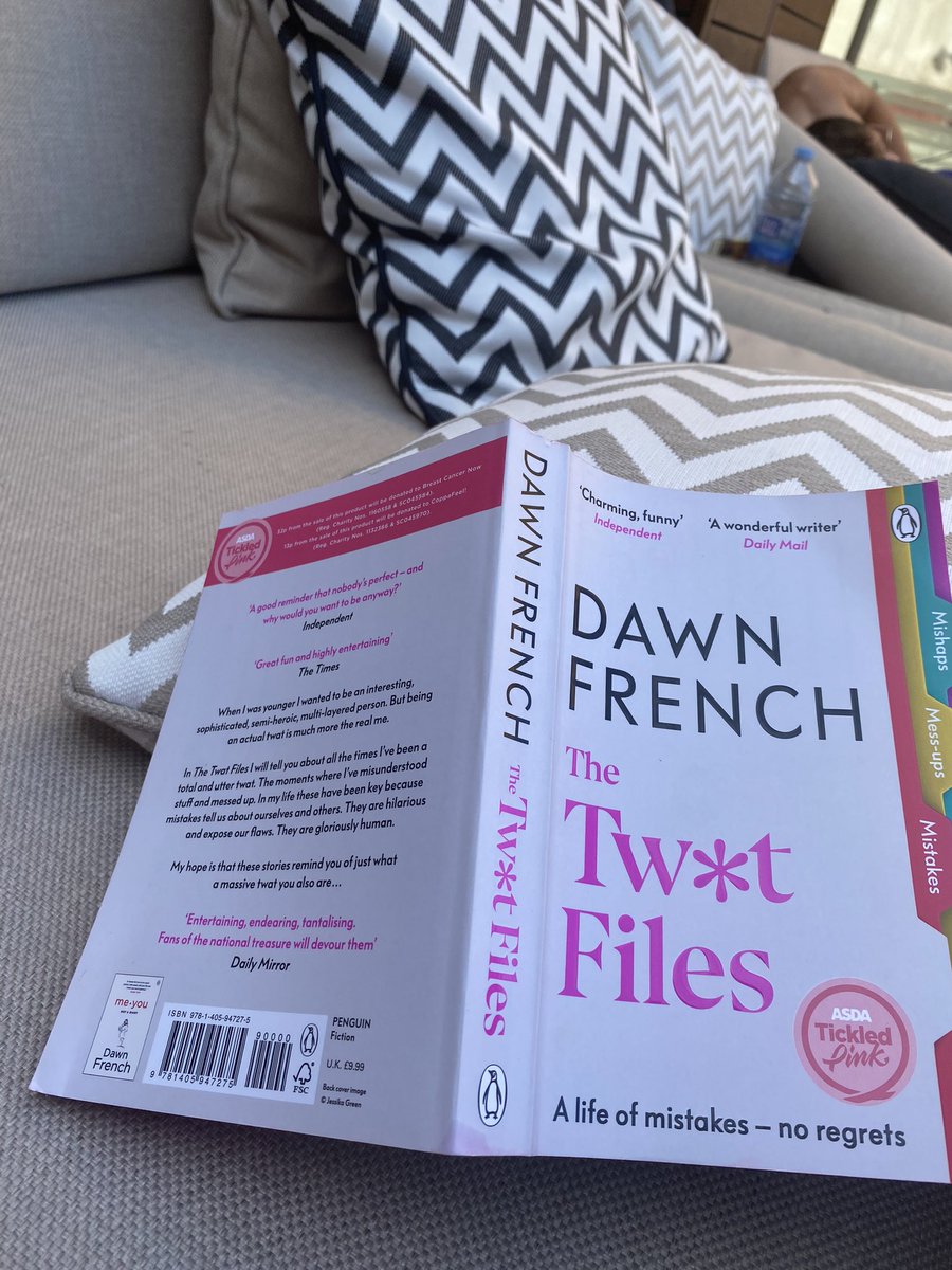 Nic_Reidy's tweet photo. Sat reading @tw*tfiles by the pool in Barcelona! Little chirps of laughter keep popping out of me! Getting some funny looks, who cares #dawnfrench #iamatwat https://t.co/BAfjwZcVRn