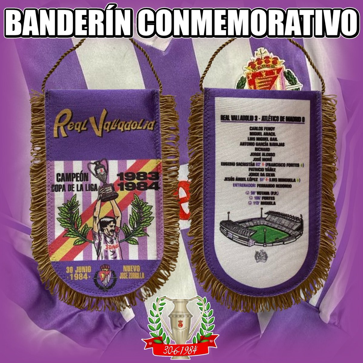 Si España gana esta noche, sortearemos un banderín conmemorativo de nuestro orgullo como campeones de Copa. 

Requisitos para participar: seguirnos por aquí y RT esta publicación.