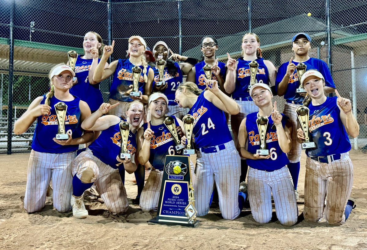 GatorsThorpe's tweet photo. 2024 Music City World Series Champions!! Unbelievably proud of this team!! #goGators https://t.co/nOPBfEwmUD