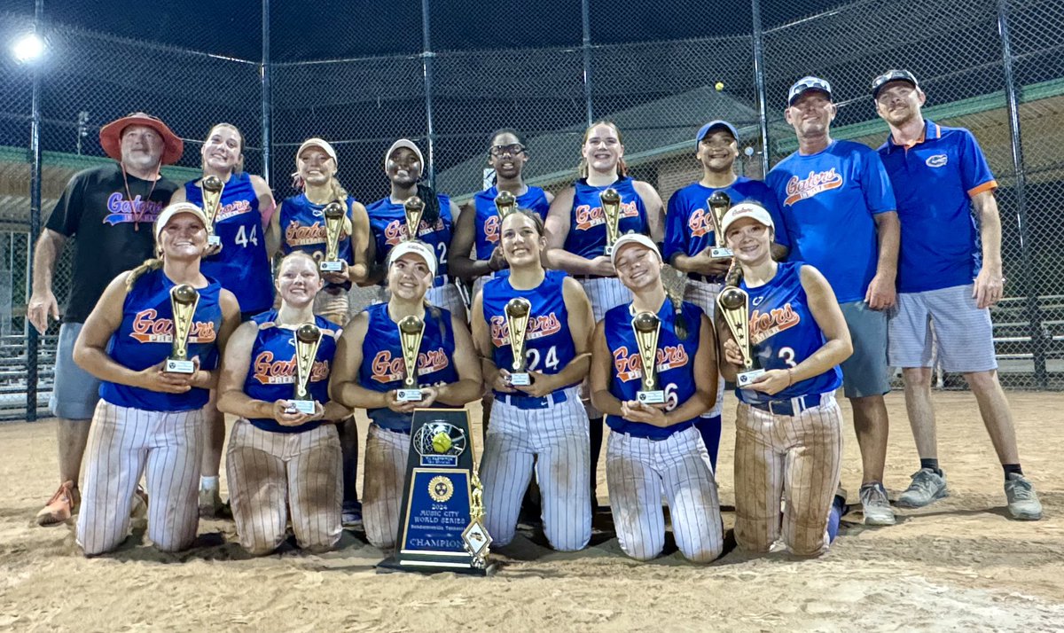 GatorsThorpe's tweet photo. 2024 Music City World Series Champions!! Unbelievably proud of this team!! #goGators https://t.co/nOPBfEwmUD