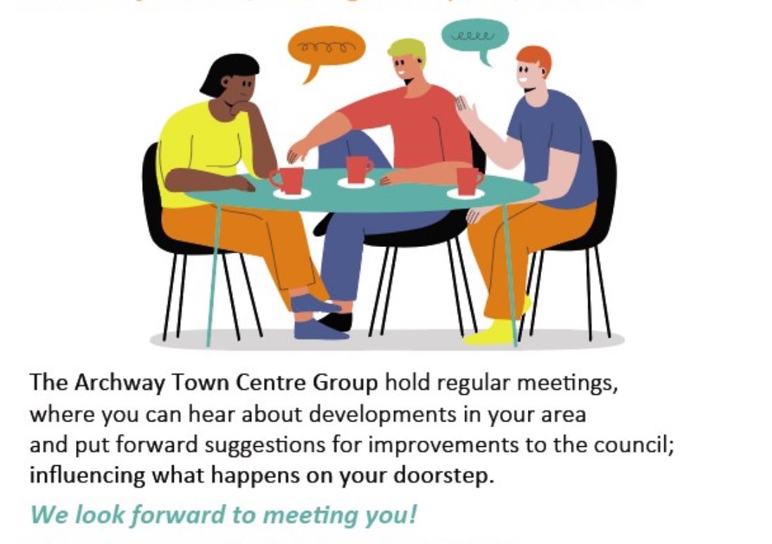 Calling Archway based businesses &amp; freelancers! 📣
We cordially invite you to the Archway Town Centre Groups AGM Tuesday evening 16th July.
A great opportunity to meet neighbouring businesses &amp; find out more about the group.🤝
Post below or DM for info if you would like to attend