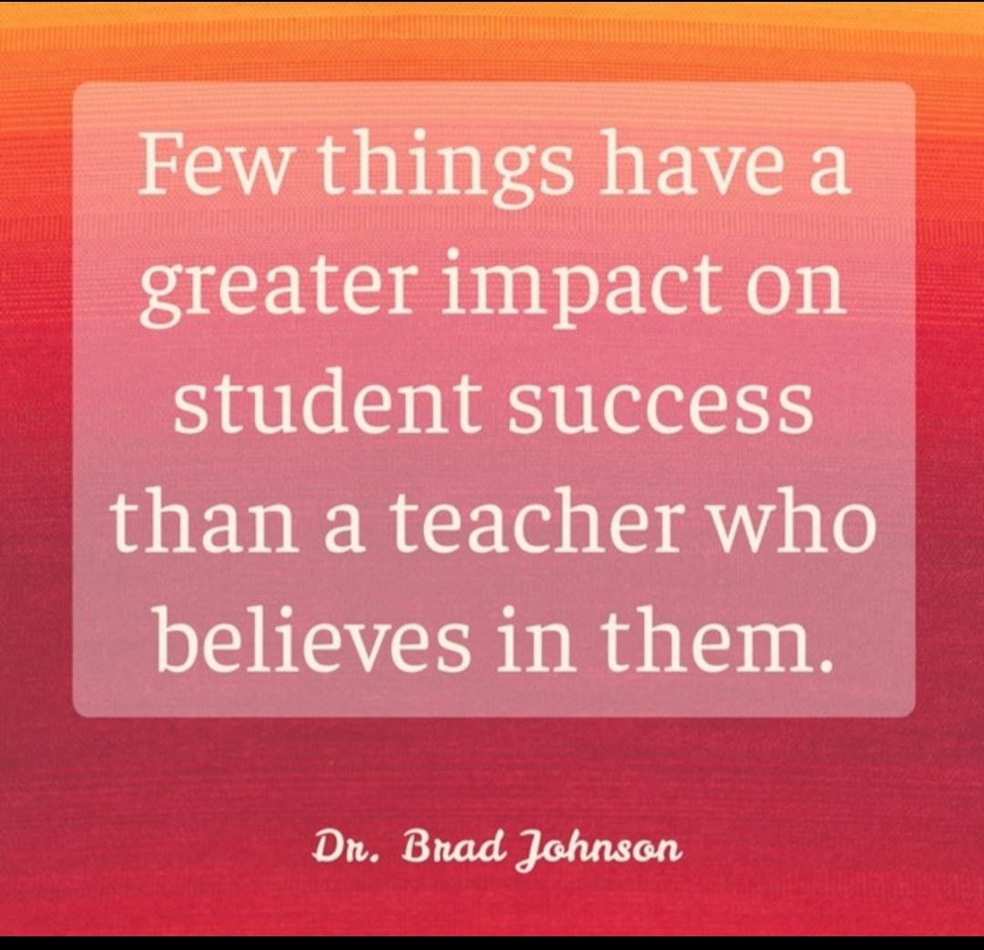 The impact of a teacher! ❤️