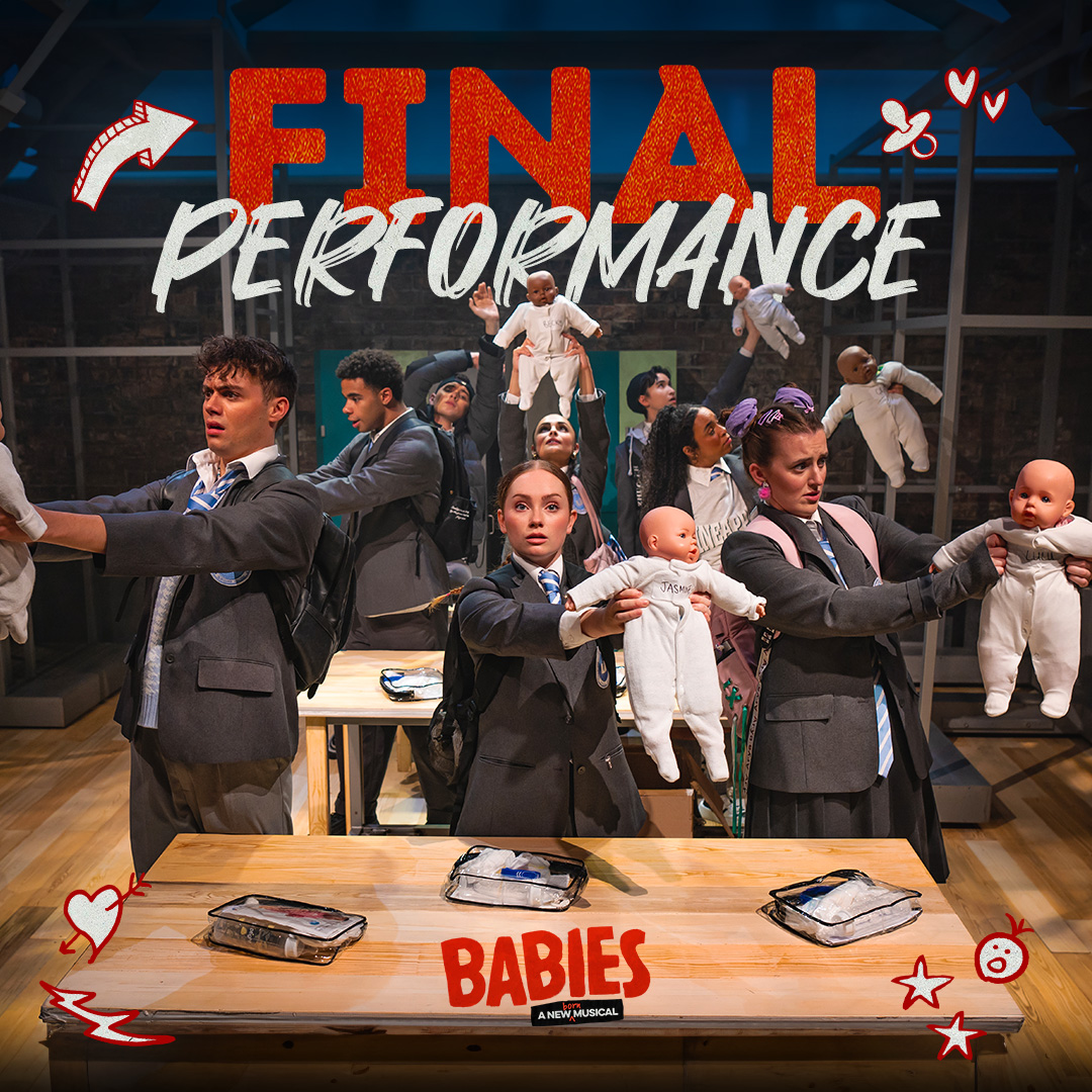 Baby, baby baby, we're NOT ready for it to already be our final performance. 😱😔

Wishing the best of luck to the #BabiesMusical company on their final performance @theotherpalace. 💕