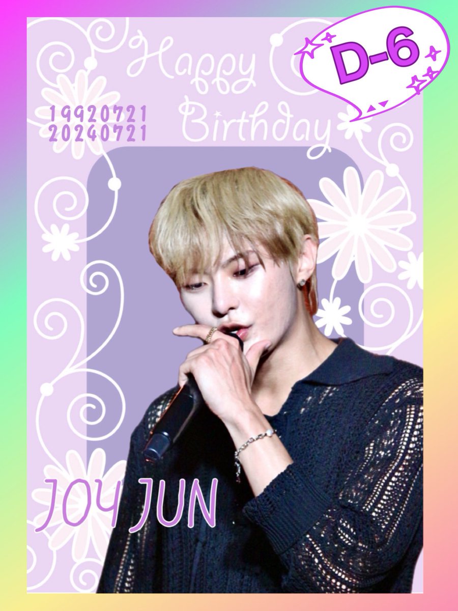 Happy JoyJun Day 
생일 카운트다운
#JoyJun_32th_anniversary 
#생축_사랑하는_조이준
#눈물의_왕자_조이준_날
#뉴앤비　<a href="/JoyJun_/">조이준</a>