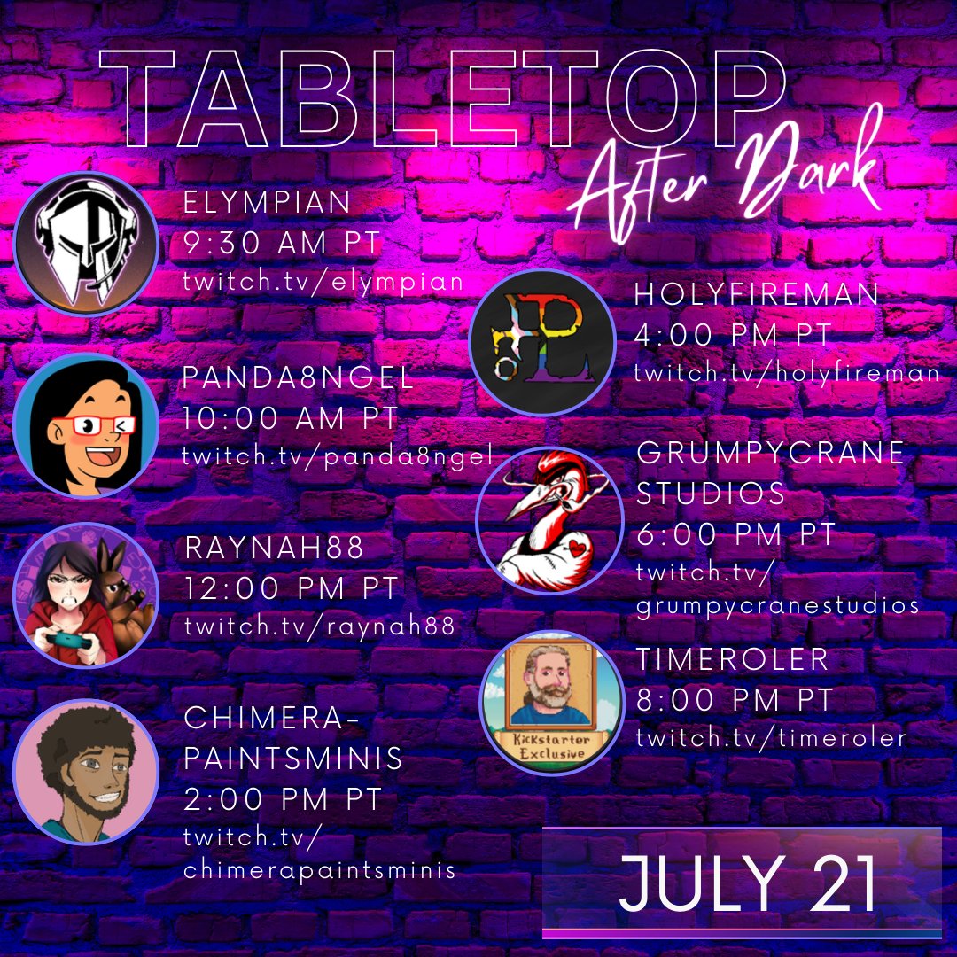Tabletop After Dark tweet media