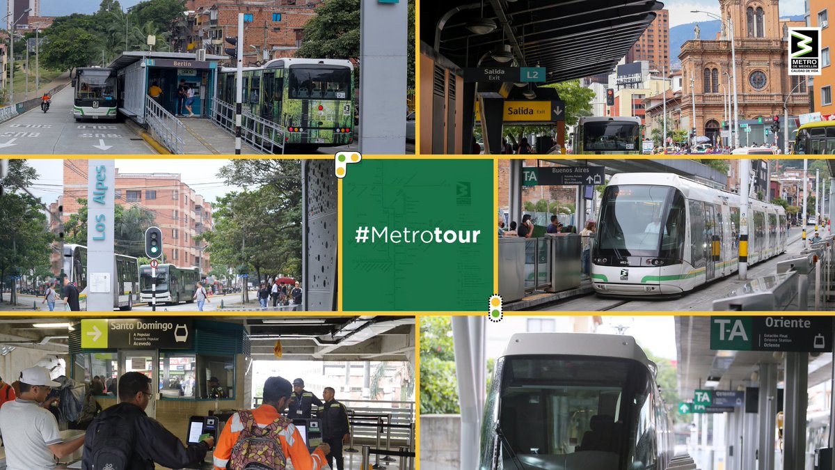 metrodemedellin's tweet photo. ¿Qué te parece si hoy nos vamos de #Metrotour 😎 por ciudades y regiones cuyos nombres se relacionan con paradas y estaciones de nuestra #RedMetro🚈🚡🚊🚌?
¡Empecemos el viaje ! 🧵👇🏽 https://t.co/WDSrDUfkKb
