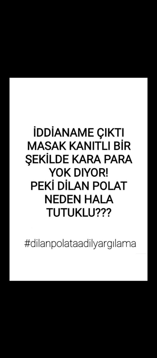 Semihazen227683's tweet photo. #dilanpolatiçinadilyargılama https://t.co/mysPtL2oPP