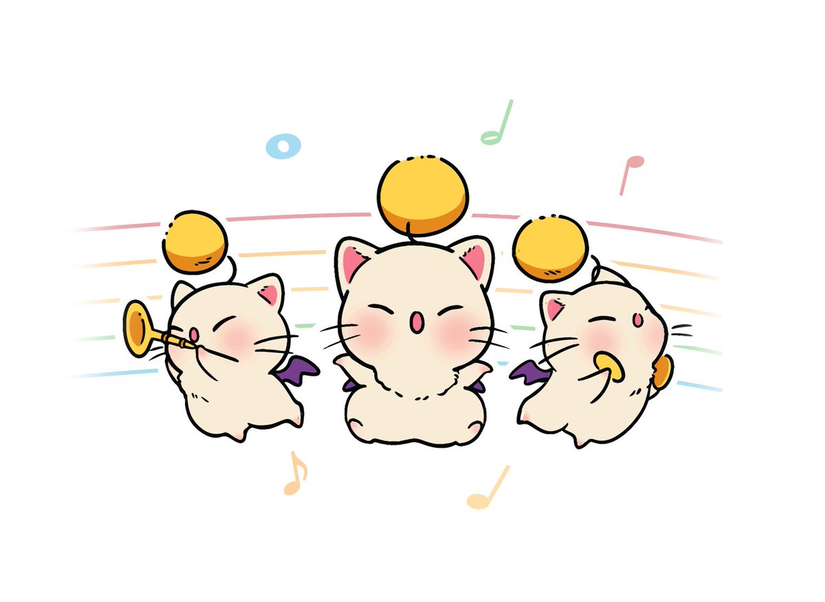 ocarinia's tweet photo. Moogles! ✨ https://t.co/TmHfe5Si5l