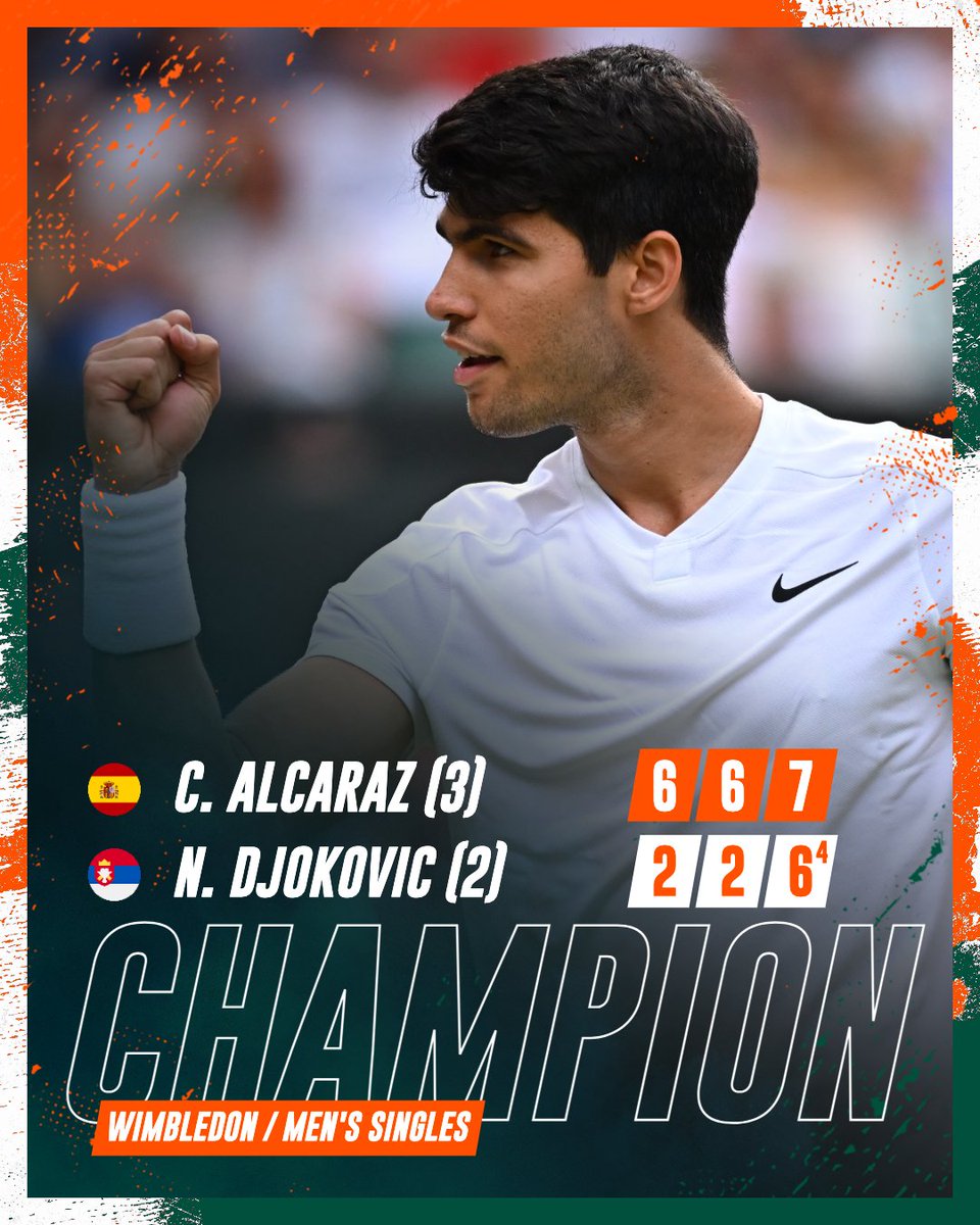 TITLE DEFENCE COMPLETE 🏆

#Wimbledon