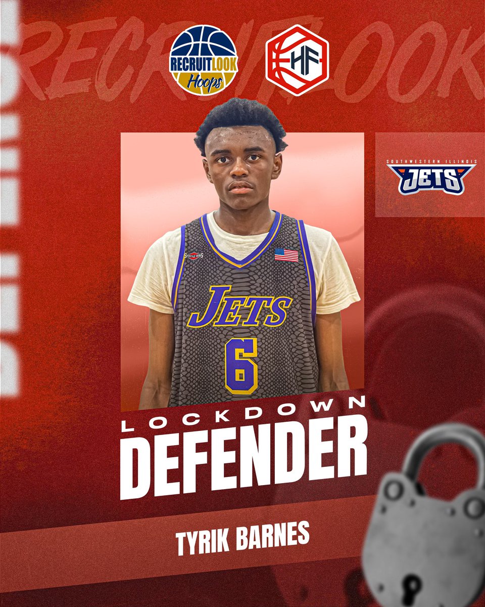 2027 | Tyrik Barnes | #RLHoops

🔐 Gifted athlete with plus length 
🔐 Potential high level 5 position defender 
🔐 Solid defensive rebounder 
🔐 Developing face up game