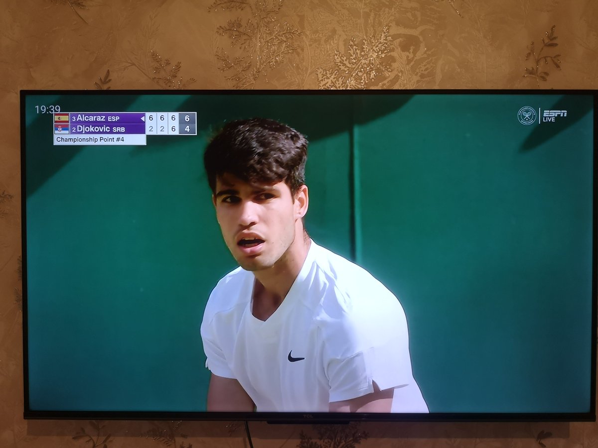 Championship Point 🤙
#Wimbledon