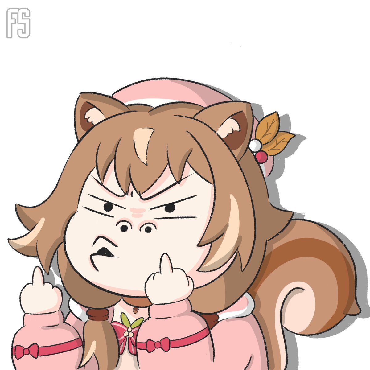 Elysion_77's tweet photo. F***k uuuu~

Drawing risu with shinchan meme face is so fun lmao.

#iRISUtration https://t.co/wAaVqYlp1c