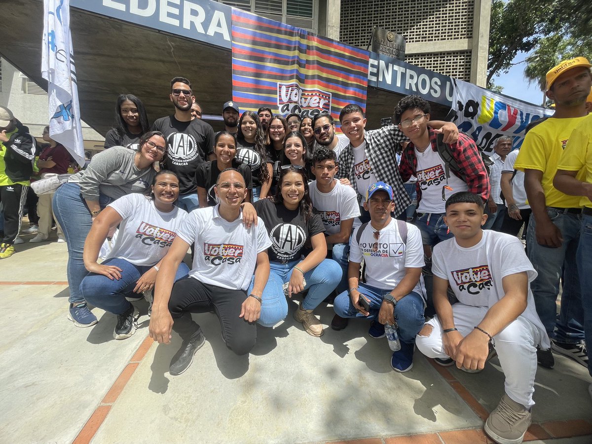 Hoy Acción Democrática también está presente en el acto de la juventud con el próximo presidente de Venezuela Edmundo González