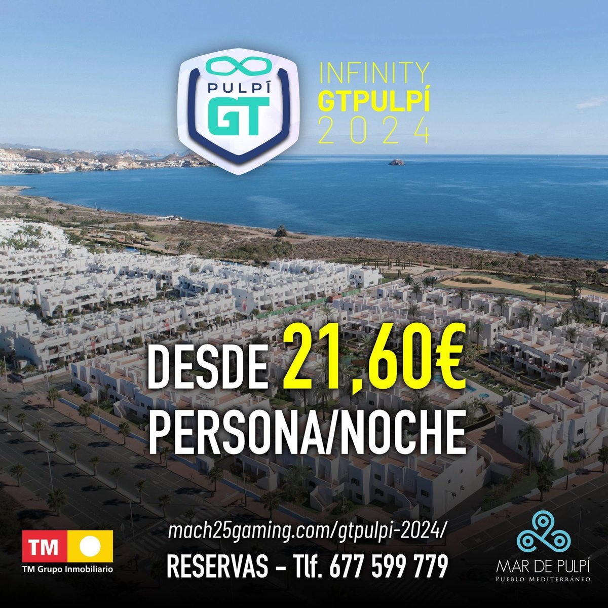 Mach25Gaming's tweet photo. 🏘️| 𝘼𝙥𝙖𝙧𝙩𝙖𝙢𝙚𝙣𝙩𝙤𝙨 #GTPulpí

@TMGrupoInmo ofrece la mejor opción de alojamiento para el evento y beneficios TOP:

- entrada gratuita garantizada.
- participación competiciones simracing.
- entrada VIP a la presentación, fiesta inaugural y ceremonia de clausura. https://t.co/w1FnTrJIr3