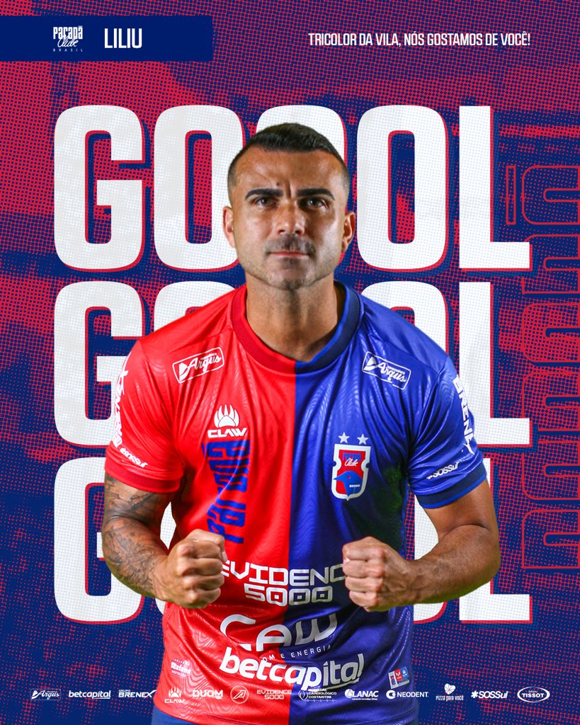 ParanaClube's tweet photo. 𝗚𝗢𝗢𝗢𝗢𝗢𝗢𝗢𝗢𝗢𝗢𝗢𝗢𝗢𝗢𝗢𝗢𝗢𝗢𝗢𝗟𝗟LLLLL! LILIU DE NOVO! 🔥

⚽️ Após cobrança de escanteio, o nosso matador cabeceou e marcou o terceiro! 

🔴 #PRCxPTS | 3-0 
🔵 #ChoquePRC 🫀 https://t.co/N6fbRaCWOi