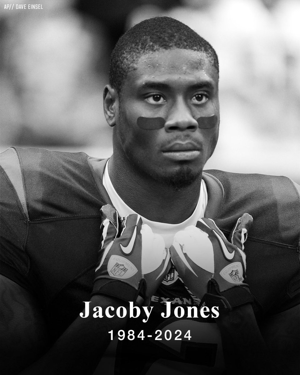 We are deeply saddened to hear about the passing of Jacoby Jones. Our thoughts and prayers are with his family at this difficult time.