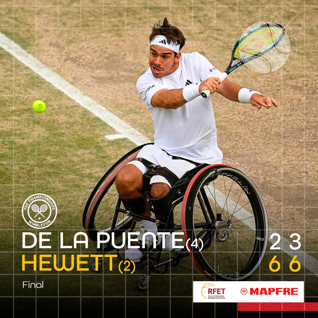 intenis's tweet photo. Martín de la Puente, subcampeón de Wimbledon eleva el tenis en silla de ruedas español a un peldaño superior

https://t.co/Mt308pqFeS https://t.co/no4dlv2kqF
