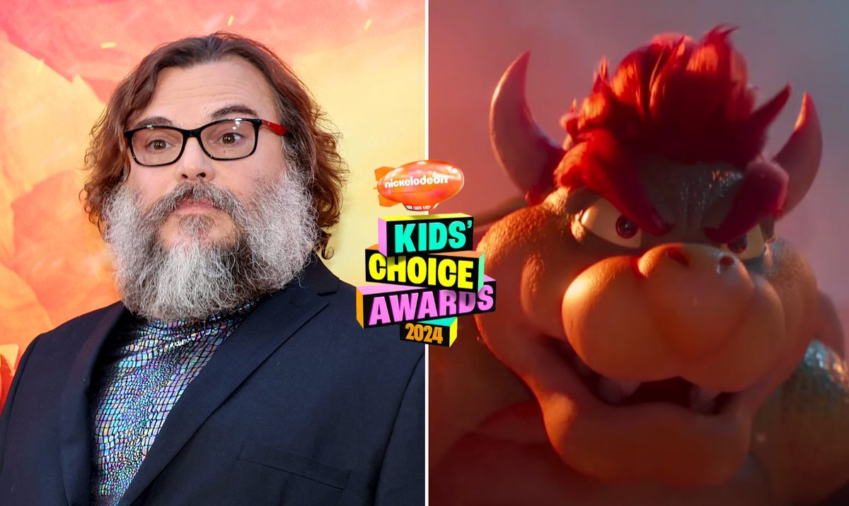 Nintendeal's tweet photo. Jack Black as Bowser won Best Villain at the 2024 Nickelodeon Kids’ Choice Awards https://t.co/Iz5d5VPsmk