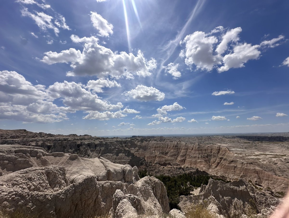 DrLisaRamirez's tweet photo. Incredible family vacation exploring some of the @NatlParkService Rocky Mountain Region parks. @BadlandsNPS @YellowstoneNPS and @TRooseveltNPS checked off the list!  Core memories made in our great land ⛰️ ❤️ https://t.co/Ei7Qi5PhVI