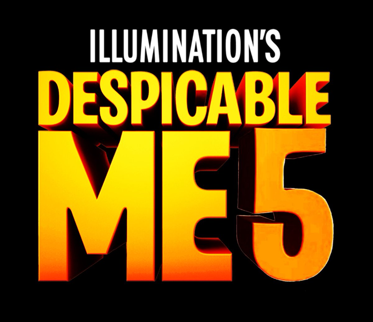 Samuellukas113's tweet photo. Despicable Me 5 Logo (My New Version) #despicableme5 #DespicableMe4 #illuminationentertainment #minions #universal https://t.co/yDGyEm8CJJ
