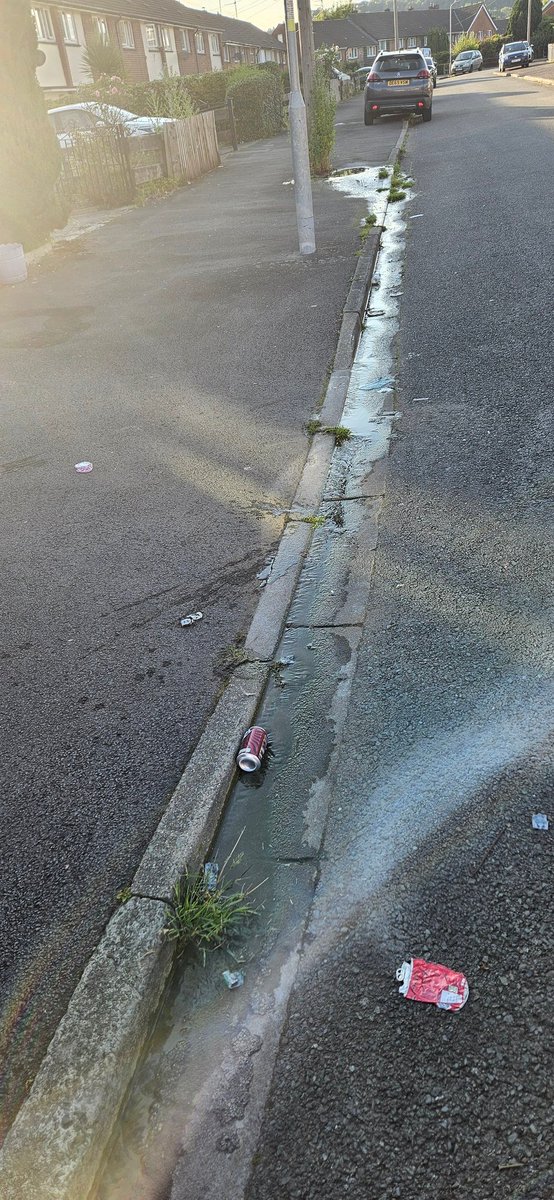 ALJ1979's tweet photo. @DwrCymru how long are you going to take. 1 year now it's been like this. Why should I pay for your services to run down the street ?. Dont ask me to provide details or addresses, because you have had them off me 6x now !!. https://t.co/2aXWozFkyk