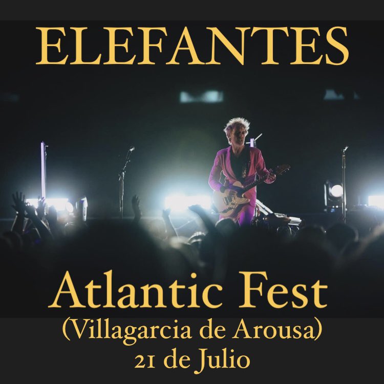 ElefantesMusic's tweet photo. El próximo 21 de Julio formaremos parte del Atlantic Fest!! Muchas ganas!!! https://t.co/lIw9dQ9dS8