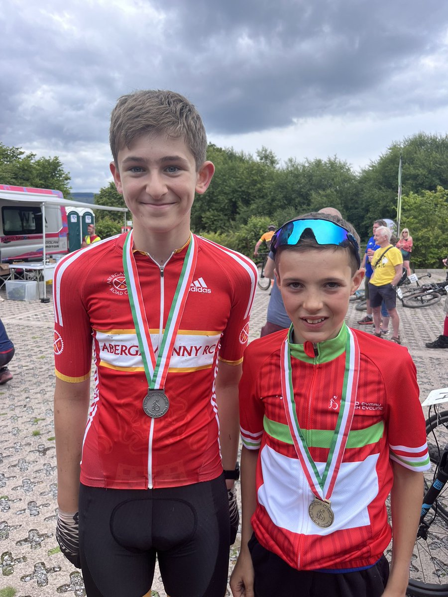 clespiller's tweet photo. @AddGorffYGBM Welsh champion again! 👊🏻 cross-county mountain biking today! Another jersey to add to the collection. https://t.co/cSV0un3Q7A