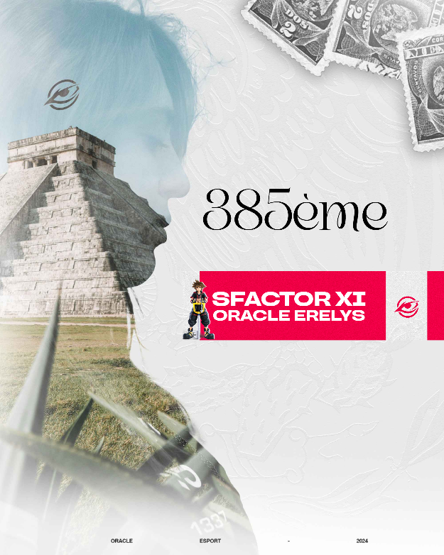 🥊 #SSBU | #Résultats

Même dans un autre continent, elle aura su nous faire briller ! ☀️

Notre joueuse de Sora <a href="/ErelysAo/">Oracle • Erelys ❤️</a> finira le S Factor 11 au top 385/815, remarquable pour un major ! ⚡
Elle s'inclinera face à ReZo et Chupetin.

Bien jouée à elle, elle peut être fière