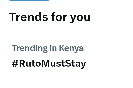 bozgabi's tweet photo. Wasee wameanza Kusifu Ruto. They want to kill our main Hashtag #RutoMustGo.

If this post appears on your timeline retweet and reply with the hashtag #RutoMustGo. https://t.co/jrom8u3maQ
