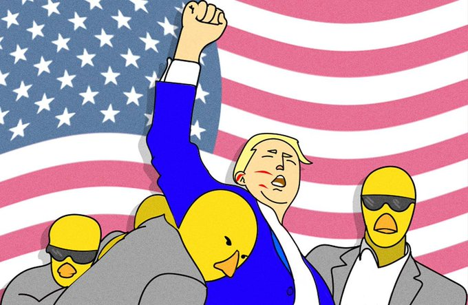 dukfuksonsol's tweet photo. $duk supports Trump

#Trump2024 https://t.co/k9JtNjJVVV