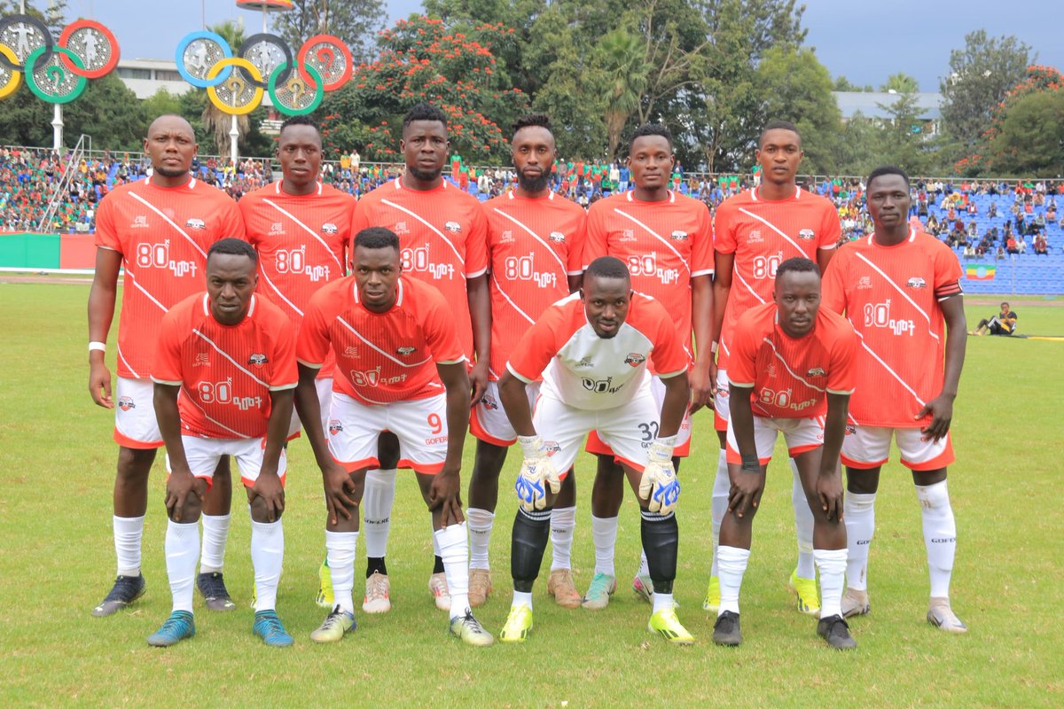 It's a big Victory at the Addis Ababa stadium in Ethiopia.
 
#TheRoyals Smash Mechal SC 🇪🇹 0-2 🇺🇬 Kitara FC. 
#Abanyakitara to Africa #KabalegaLega.