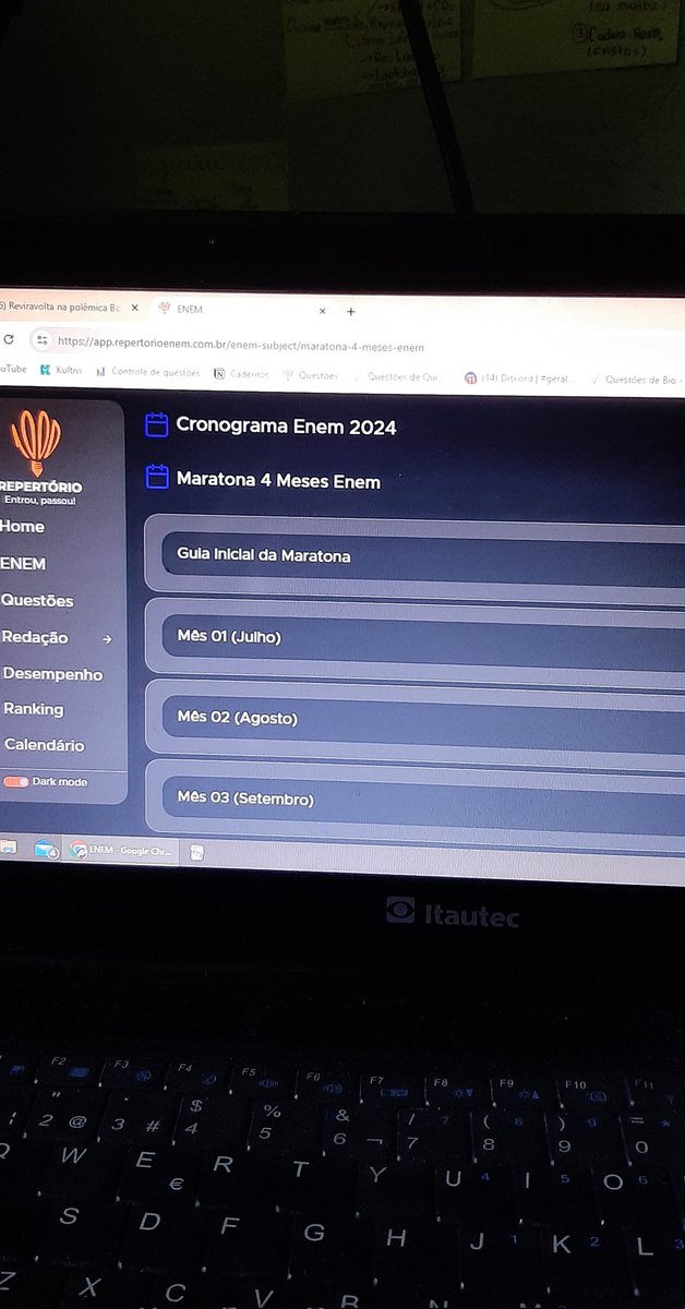 tuiterdamone's tweet image. ☆; utilidade pública aos estudantes: o site repertório enem está com um cronograma de 4 meses organizado por prioridade do que é mais recorrente na prova do Enem
