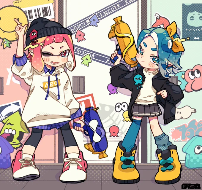 カラフルでPOPなイラストが好きです!! 年内にフォロワー様5000人を目指しておりますが まだまだ遠そうです…! #3連休はフォロワーが増えるらしい