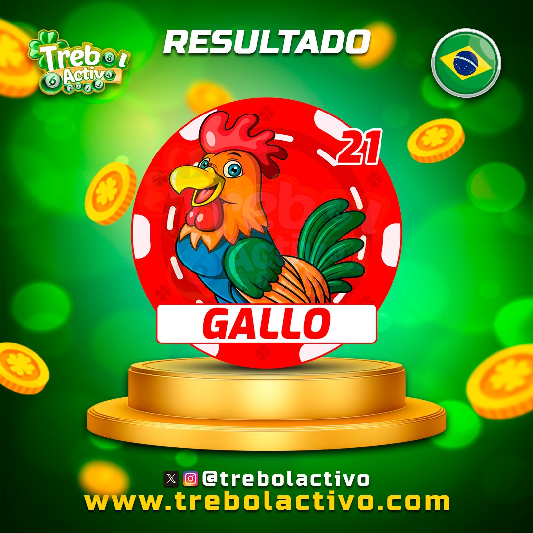 trebolactivo's tweet photo. Sorteo #7770
Domingo 14/07/2024
Hora 12:00 PM
21 - Gallo
https://t.co/mSTupkBsQR https://t.co/Uw130WtnMq