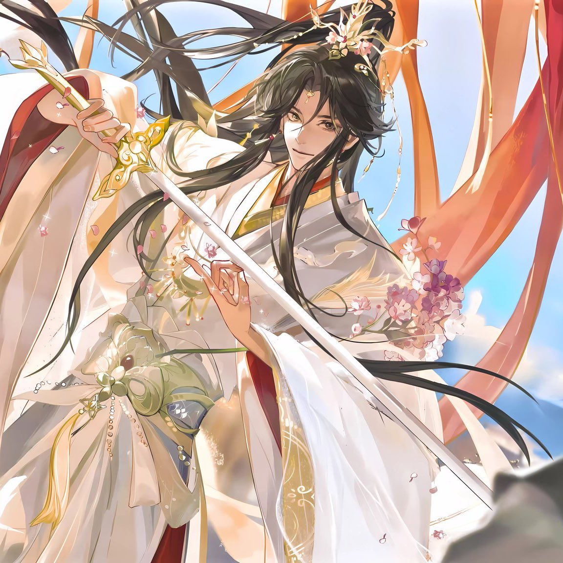 flwrxielian's tweet photo. Happy birthday, Xie Lian! You’re the most beautiful character with the most beautiful heart I’ve ever read. I hope Hua Cheng showers you with all the love and kisses today ❤️🥺 https://t.co/BAPeCMMY3f