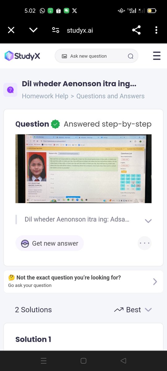 oohliv's tweet image. masa future doctor gini sih kelakuannya? ayo dong tindak lanjuti mahasiswa lu nih ivy celestine abigail sumual, curang dan gunain ai buat ngerjain soal simak kki dan lolos di fk kki !!! @SIMAK_UI @univ_indonesia @Medicine_UI #SIMAKUI #UniversitasIndonesia