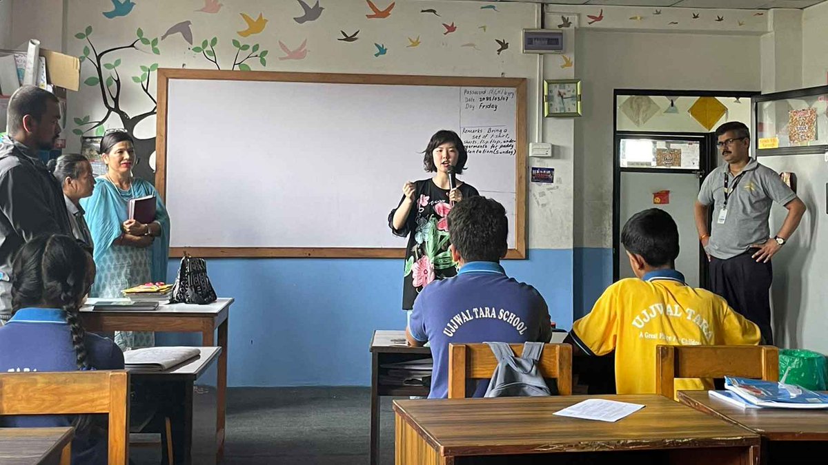 volunteerworld_'s tweet photo. Learning and teaching are continuous aspects of life that transcend borders and cultures. Isabelle, a confident and talented 12th-grade student from California, USA, has returned to Nepal this summer to embark on another remarkable journey. 

https://t.co/ABoqN9py1m https://t.co/VVoC9Nm6zN