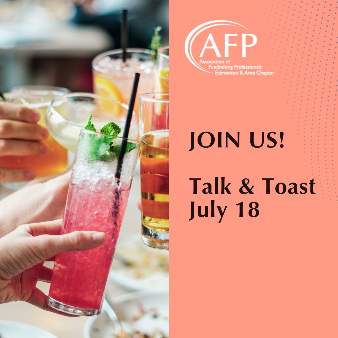 It's almost time for this month's Talk and Toast! Join us at Sherlock Holmes downtown location on July 18, from 4 p.m. - 6 p.m. Open to anyone, no registration, just show up and connect. Will we see you there?