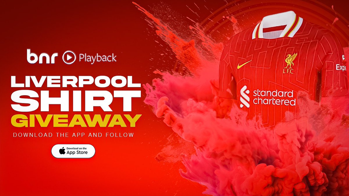bornnredlfc's tweet photo. 🚨 𝗚𝗜𝗩𝗘𝗔𝗪𝗔𝗬!!

WIN THE NEW LIVERPOOL HOME KIT. 

How to win? 

1️⃣ RT this post 

2️⃣ Click the link, Download Playback &amp; follow BNR. 

🔗 https://t.co/J5OnR3p1Ua

Competition ends Monday at 10pm

Good luck! #LFC #Giveaway https://t.co/EofHXCzdvl